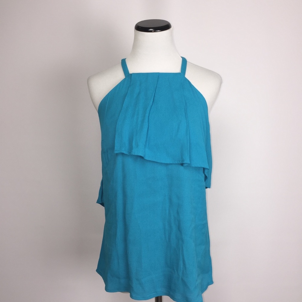 Skies are blue stitch fix calito ruffle detail top